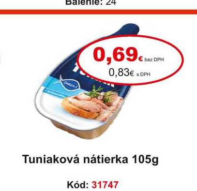 Tuniaková nátierka 105g