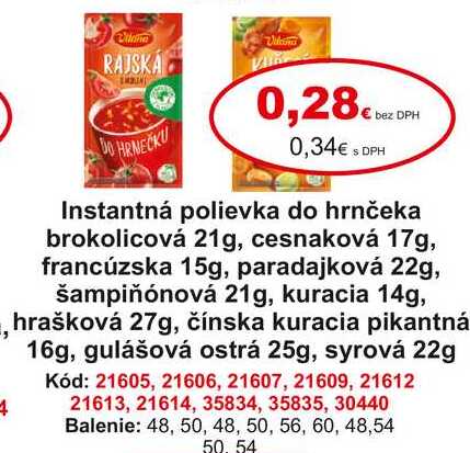 Instantná polievka do hrnčeka brokolicová 21g