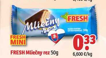 FRESH Mliečny rez 50g