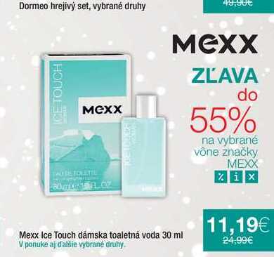Mexx Ice Touch dámska toaletná voda 30 ml