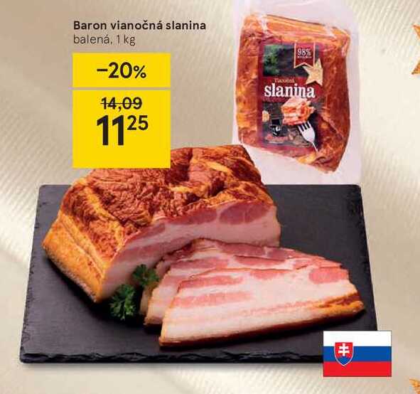 Baron vianočná slanina, 1 kg