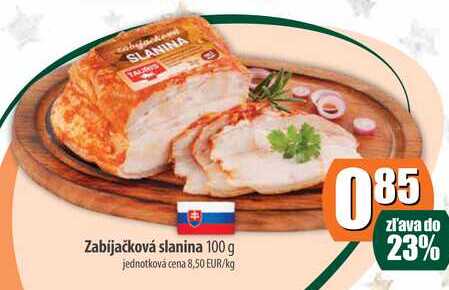 Zabijačková slanina 100g