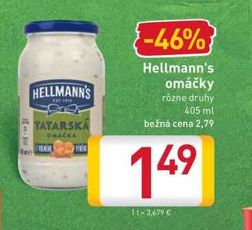   Hellmann's omáčky 405  ml