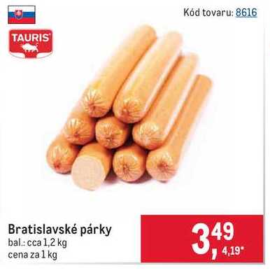 Bratislavské párky 1 kg