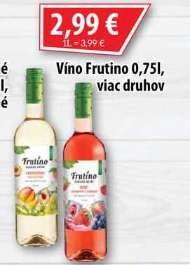 Víno Frutino 0,75 l