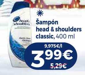 Šampón head & shoulders classic, 400 ml 