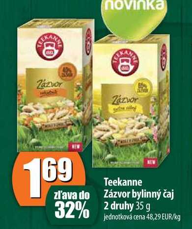 Teekanne Zázvor bylinný čaj 35 g