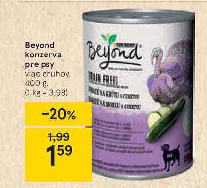 Beyond konzerva pre psy, 400 g