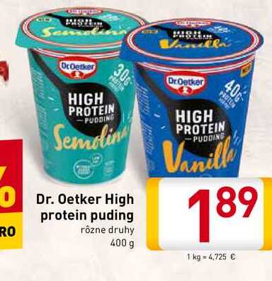    Dr. Oetker High protein puding  400 g