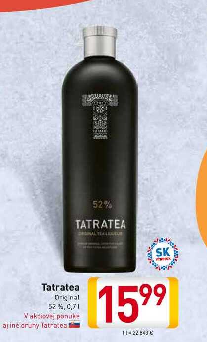  Tatratea Original 52 %,0,7 l