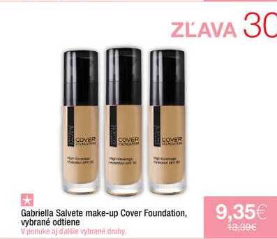 Gabriella Salvete make-up Cover Foundation 