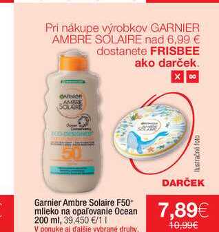 Garnier Ambre Solaire F50 mlieko na opaľovanie Ocean 200 ml