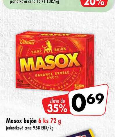 Masox bujón 6 ks 72 g