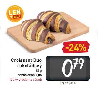   Croissant Duo čokoládový 82 g 