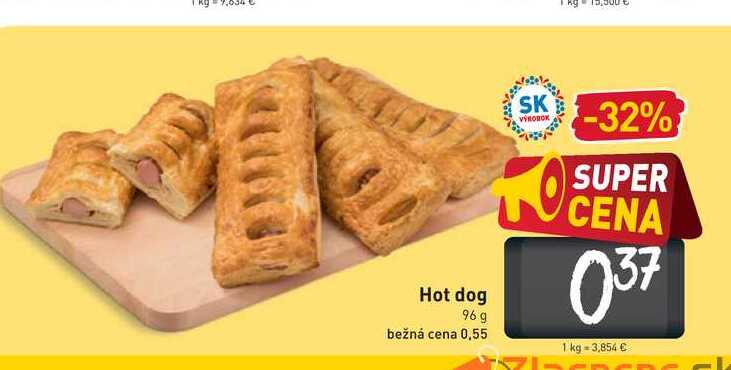  Hot dog 96 g
