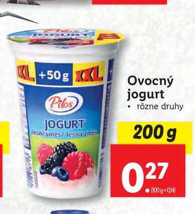 Ovocný jogurt 200 g