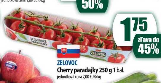  Cherry paradajky 250 g  