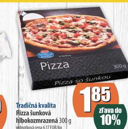 Pizza šunková hlbokozmrazená 300 g