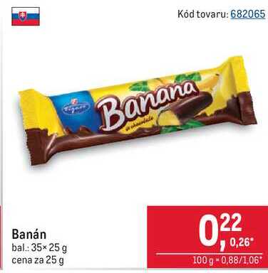 Banán 25g