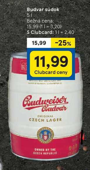 Budvar súdok, 5 l