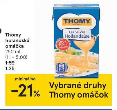 Thomy holandská omáčka, 250 ml