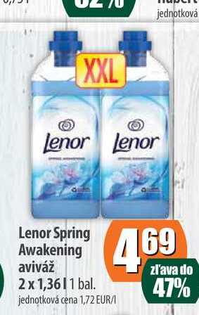 Lenor Spring Awakening aviváž 2 x 1,36 l