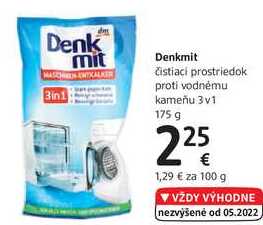 Denkmit čistiaci prostriedok proti vodnému kameňu 3v1, 175 g