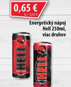 Energetický nápoj Hell 250ml