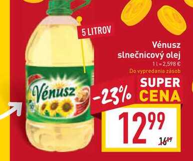 Vénusz slnečnicový olej 1l