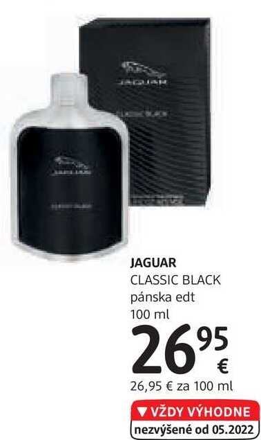 JAGUAR CLASSIC BLACK pánska edt, 100 ml