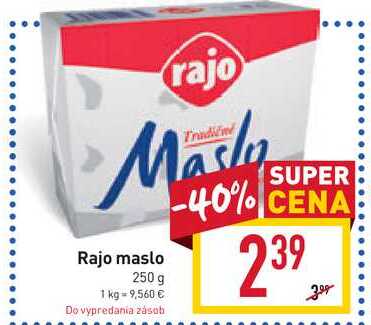 Rajo maslo 250 g