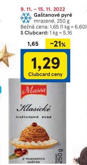 Gaštanové pyré, 250 g