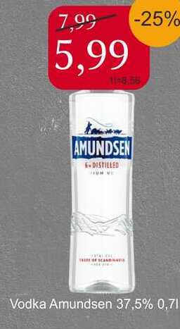Vodka Amundsen 37,5% 0,7l
