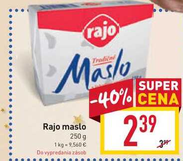 Rajo maslo 250 g