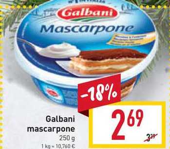 Galbani mascarpone 250 g