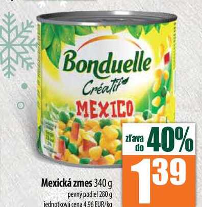 Bonduelle Mexická zmes 340 g