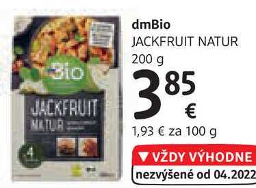 dmBio JACKFRUIT NATUR, 200 g 