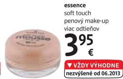 essence soft touch penový make-up 