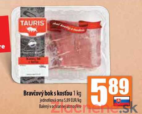 Bravčový bok s kosťou 1 kg 