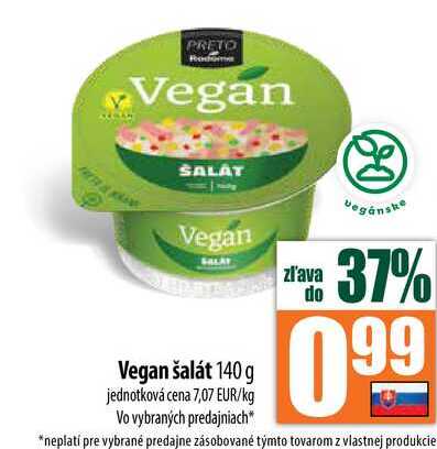 Vegan šalát 140 g 