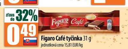 Figaro Café tyčinka 31 g 