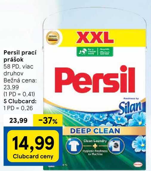Persil prací prášok, 58 PD