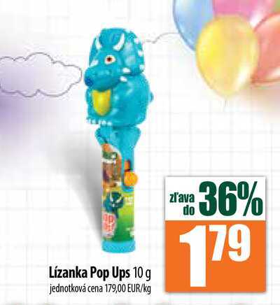 Lízanka Pop Ups 10 g 