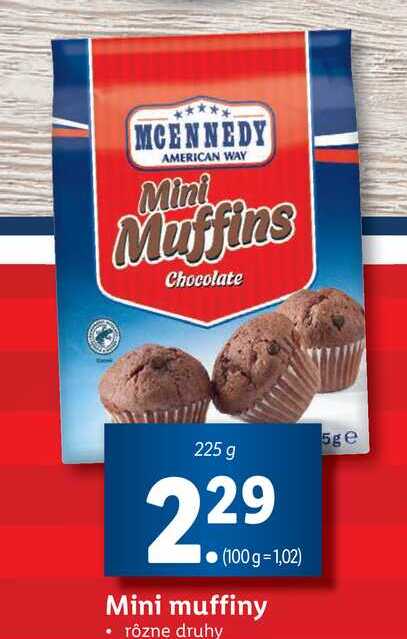 ARCHIV | Mini muffiny 225g v akcii platné do: 25.6.2023