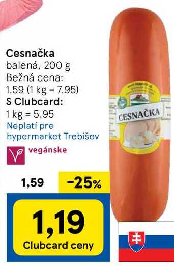 Cesnačka, 200 g