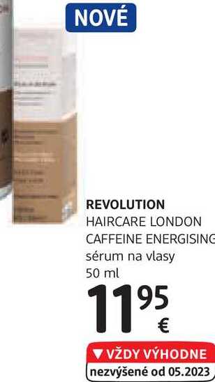 REVOLUTION HAIRCARE LONDON CAFFEINE ENERGISING sérum na vlasy, 50 ml
