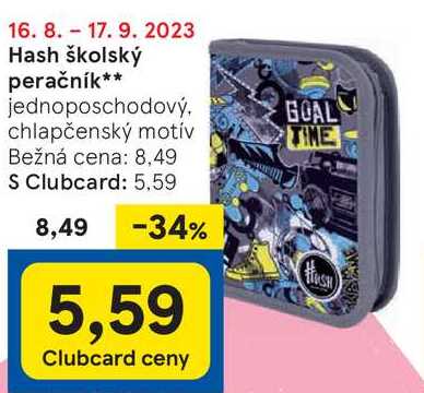 Hash školský peračník**