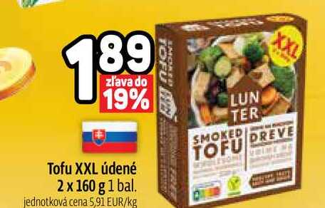 Tofu XXL údené 2 x 160 g 