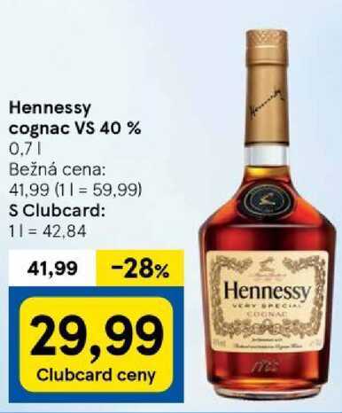 Hennessy cognac VS 40 %, 0,7 l