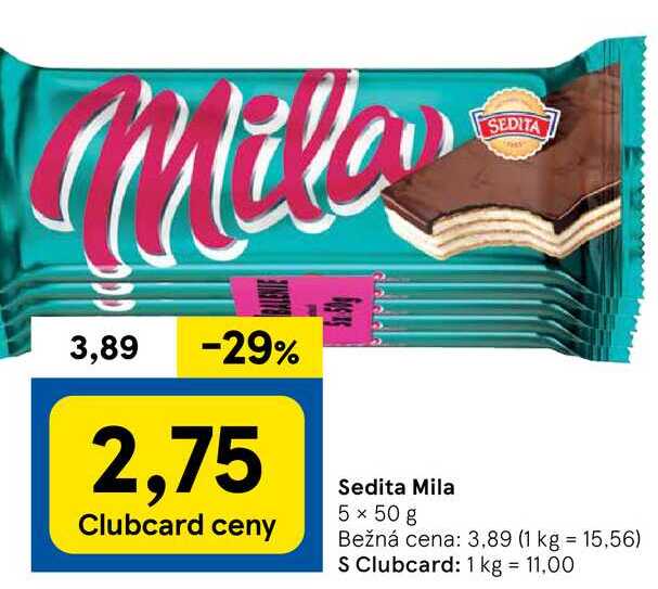 Sedita Mila, 5x 50 g